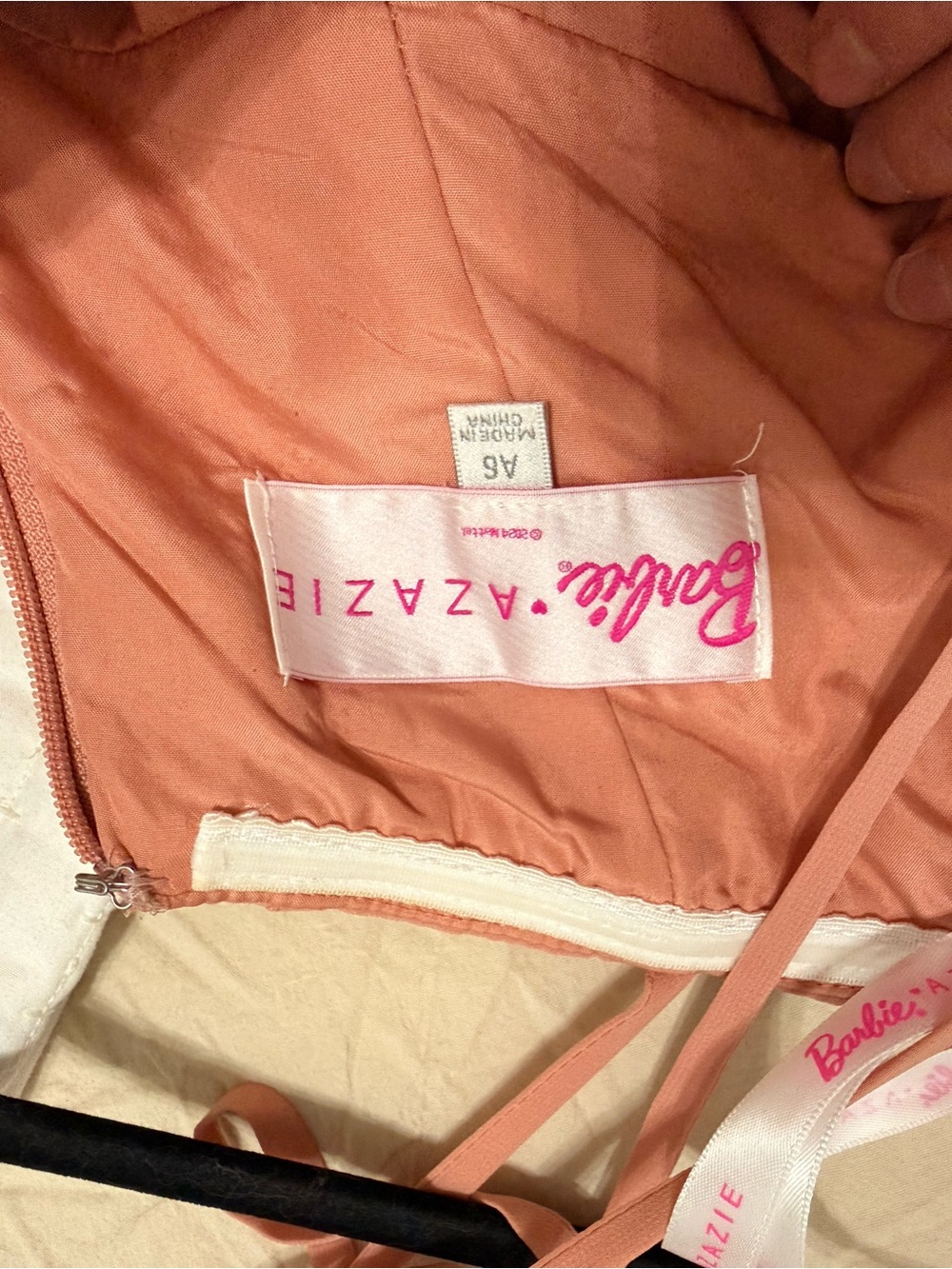 Azazie Barbie Rosette Bridesmaid Dress - Picture 2 of 2